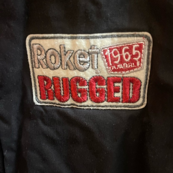 ZICAC Rocket Rugged 1965 Durable Black WARM Cotton Coat/ Jacket Womens Size M - Picture 3 of 9